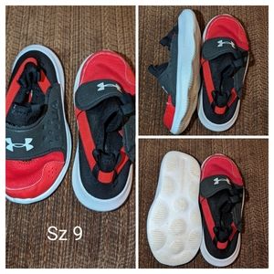 Sz 9 toddler under armour shoes
